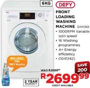 Defy 6Kg Front Loading Washing Machine(DAW369)