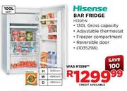 Hisense Bar Fridge(H130RW)