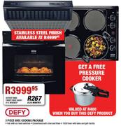 Defy 3 Piece 600C Cooking Package
