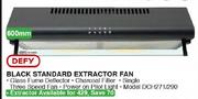 Defy Black Standard Extractor Fan(DCH271/290)