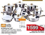 Muller Shoupt 18 Piece Pot Set