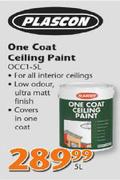Plascon One Coat Ceiling Paint-5Ltr
