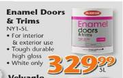 Plascon Enamel Doors & Trims-5Ltr