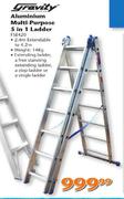 Gravity Aluminium Multi-Purpose 5-In-1 Ladder (FSE420)
