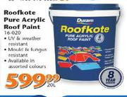 Roofkote Pure Acrylic Roof Paint-20L