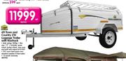 Camp Master 6ft Town and Country 210 Luggage Trailer with Roofrack