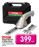 Ryobi Hedge Trimmer & Grass Shear-Each