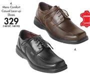 Mens Comfort Casual Lace-Up Shoes