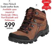 Mens Nubuck Suede Leather Boots