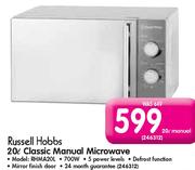 Russell Hobbs 20L Classic Manual Microwave(RHMA20L)