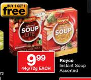 Royco Instant Soup Assorted-44gm/72gm Each