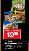 Robertsons Gold 'n Crispy Coating Assorted-2X200g