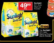 Sunlight 2 In 1 Auto Washing Powder-2Kg