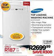 Samsung Top Loading Washing Machine-13kg(WA13V5WIP)