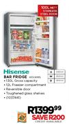 Hisense Bar Fridge-100Ltr(H130RMS)