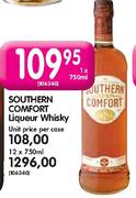 Southern Comfort Liqueur Whisky-1X750ml Each