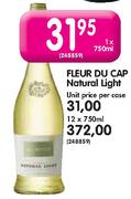 Fleur DU Cap Natural Light - 1X750ml Each