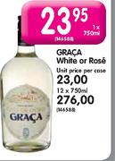Graca White Or Rose - 1X750ml Each