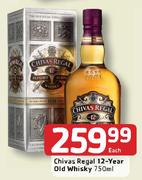 Chivas Regal 12-Year Old Whisky-750ml Each
