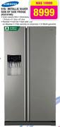 Samsung Metallic Silver Side By Side Fridge - 516Ltr (RDS1DTMG)