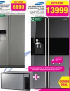 Samsung Mirror Finish Side By Side Metallic Fridge - 524Ltr (RS21HFLMR)