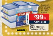 Addis 12 Piece Bag Of Addisware Foodsavers