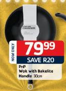 Pnp 30cm Wok With Bakelite Handle
