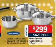 Home Options 5 Piece Cookware Set