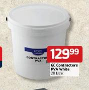 GC Contractors 20ltr-PVA White