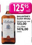 Ballantine's Scotch Whisky-12 x 750ml