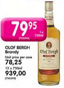Olof Bergh Brandy-750ml