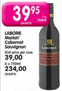 Laborie Merlot/Cabernet Sauvignon-6 x 750ml