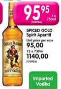 Spiced Gold Spirit Aperitif-12 x 750ml