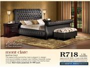 Mont Clare Leather Bed