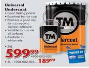 Trade Mark Universal Undercoat-20L Each