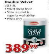 Plascon Double Velvet (VEL1-5L) - Each