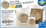 Earthtone Smooth & Rough Textured Paint-20L Each