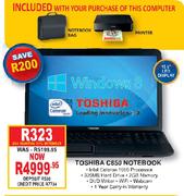 Toshiba C850 Notebook