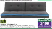 H&H Collection 3D Leeds Sleeper Couch