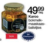 Karoo Bokmelkmaaskaasballetjies-190g
