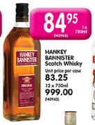 Hankey Bannister Scotch Whiskey-12X750ml