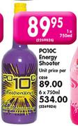 PO10C Energy Shooter-1X750ml Each