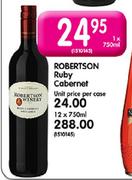 Robertson Ruby Cabernet-1X750ml Each