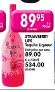 Strawberry Lips Tequila Liqueur-1X750ml Each