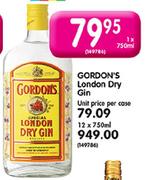 Gordon's London Dry Gin-12X750ml