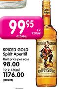 Spiced Gold Spirit Aperitif-12X750ml