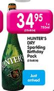 Hunter's Dry Sparkling Birthday Pack-1X750ml Each