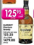 Klipdrift Premium Brandy-1X750ml Each