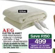 AEG Electric Blanket 137cm-Each