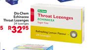 Dis-Chem Echinacea Throat Lozenges-24 Lozenges